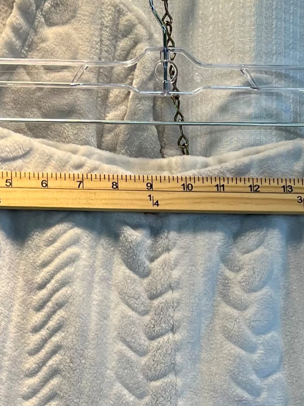 Secret Treasures Fleece Pajama Set Winter White / Ice Plus Size 2X - Picture 5 of 10
